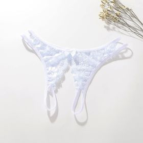 Women's lace  panties (Option: White-M)