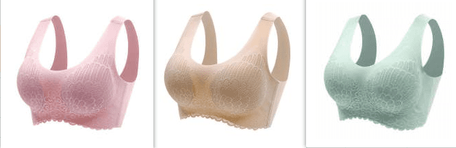 Natural Thai Latex Underwear 4.0 Angel Wings Seamless One Piece Women'S Lace Sports Bra Without Steel Ring (Option: SuitE-XL)